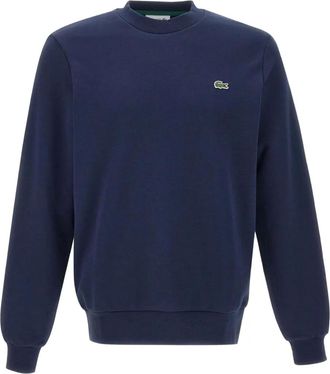 Lacoste Felpa leggera in cotone - Blu