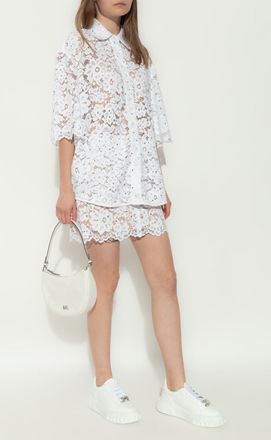 Michael Michael Kors Lace Shirt, Womens, White