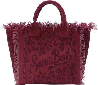 Saint Barth Tote Bags, female, Red, Size: ONE SIZE Vanity Tote Bag