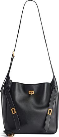 Balenciaga Small Bel Air Leather Hobo Bag in 1000 Black at Nordstrom