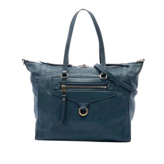 Louis Vuitton Pre-owned Lumineuse PM - Dames - Pre-owned - Blauw - Maat: ONE Size Leer