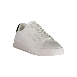 Tommy Hilfiger Leather & Polyurethane Sneaker - White