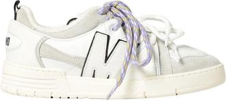 Moschino Streetball Sneakers - Dames - Sneakers - Wit - 41 EU - Leer - Schoenen