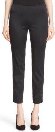 Lafayette 148 New York Stanton - Belle Satin Pants in Black at Nordstrom Rack, Size 12