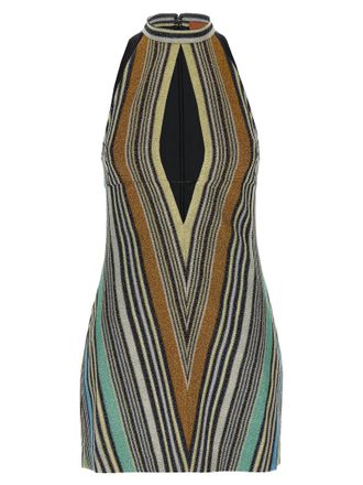 Missoni Multicolor Viscose Short Womens Dress