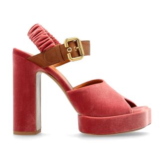 Chloé Dames, Schoenen, Roze, Maat: 40 EU Leer