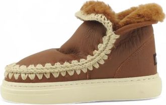 Mou Eskimo Sneaker Bold - Dames - Winterlaarzen - Bruin - 40 EU - Leer - Schoenen
