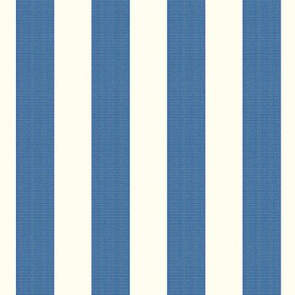 Ballard Designs Canopy Stripe Azure/White Sunbrella Performance Fabric by the Yard - Ballard Designs