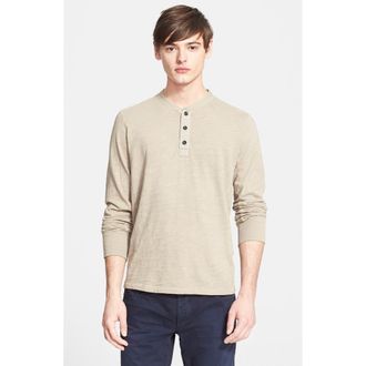 Rag & Bone Classic Slim Fit Henley in Desert at Nordstrom Rack, Size Small