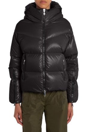 Moncler Huppe Nylon Down Puffer Jacket in Black at Nordstrom, Size 1
