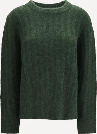 Allude Maglione girocollo in cashmere e seta Woman S