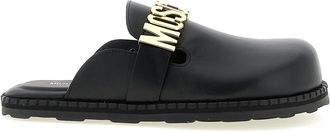 Moschino Leather Sabots