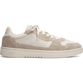 Axel Arigato Dice Lo Leather Suede Sneaker in Off White/taupe at Nordstrom, Size 10.5