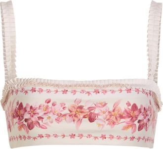 Agua Bendita Olmo Floral-print Bikini top - Multicoloured - M (UK10)