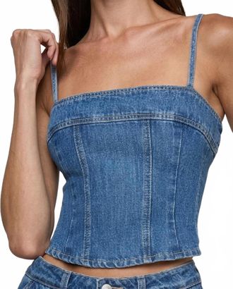 L'agence Arlin Seamed Midi Tank Top In Mephis