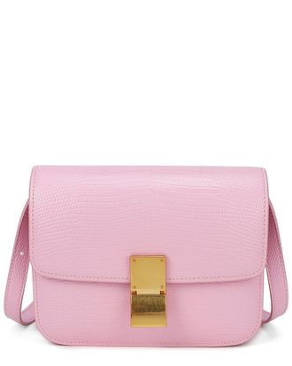 Tiffany & Fred Lizard-Embossed Leather Crossbody