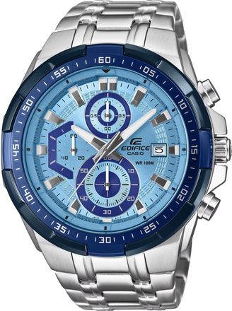 Casio Edifice Mens Silver Watch EFR-539DE-2AVUEF Stainless Steel - One Size