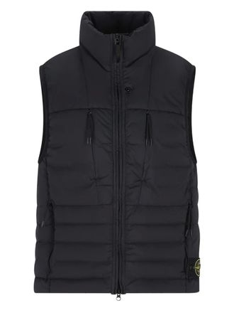 Stone Island Bodywarmer met rits - Blauw