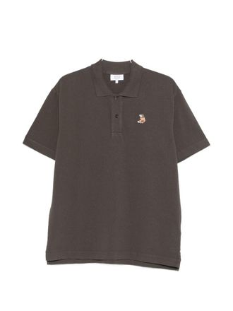 Maison Kitsun&eacute; Dreaming Fox Cotton Polo Shirt