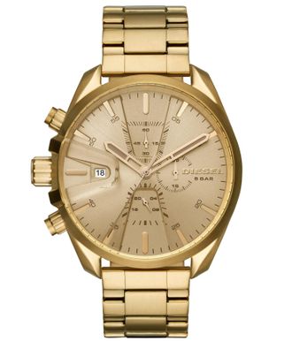 Diesel Ms9 Heren Gouden Horloge DZ4475
