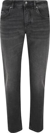 Dolce & Gabbana Regular-Fit Jeans - Heren - Slim Fit Jeans - Zwart - S - Katoen - Jeans