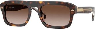 Vogue Eyewear Vo 5620S Zonnebril - Heren - Zonnebrillen - Bruin - 53 MM - Accessoires
