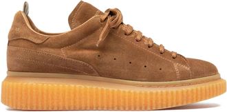 Officine Creative Sneakers met plateauzool - Bruin