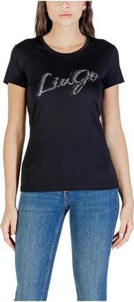 Liu Jo Better T-shirt - Dames - T-shirts - Zwart - L - Katoen - Tops
