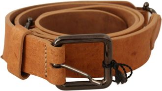 Costume National Womens Light Brown Buckle Waist Belt