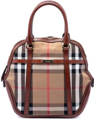 Burberry Pre-owned Bridle Orchard Handtas - Dames - Vintage Handtas - Bruin - ONE Size - Vintage