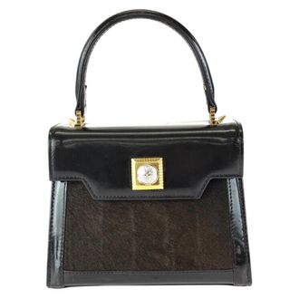 Versace Sunburst Pony Hair Handbag