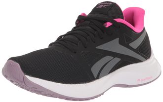 Reebok Womens Runner 5.0 Running Shoe, Black/Pure Grey/Infused Lilac, 4 UK