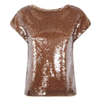 Alberta Ferretti Mujer, Camisetas, Marr&oacute;n, Talla: S