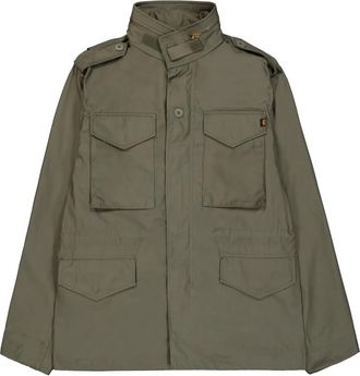 Alpha Industries Studio M-65 Field Jacket - Heren - Zomerjassen - Groen - S - Katoen - Jassen