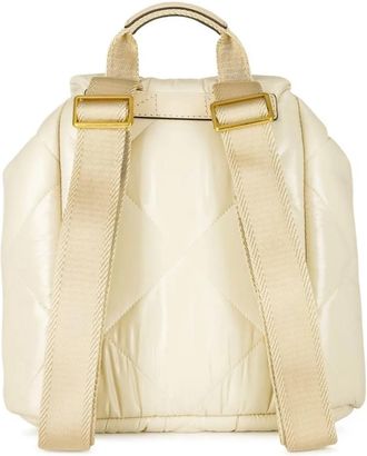 Moncler Businesstaschen & Reisegepäck - Puf Foldover Top Logo Backpack - Gr. unisize - in Beige - für Damen