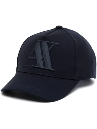 A|X Armani Exchange Cappello da baseball con logo - Blu