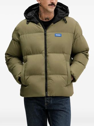 HUGO BOSS Bodo2541 hooded puffer jacket - Green