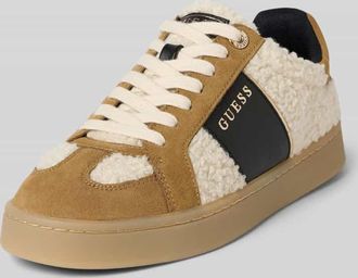 Guess Sneaker mit Teddyfell-Besatz Modell JRONE9 in Beige, Größe 36