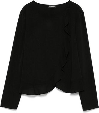 Emporio Armani Crepe Blazer Jacket