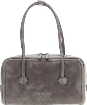 Margesherwood Premium Leather Small Shoulder Bag with Zip Closure
