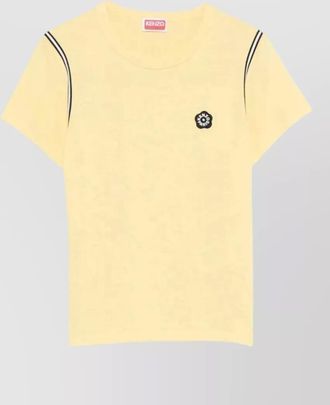 Kenzo logo appliqu&eacute; striped short-sleeve t-shirt