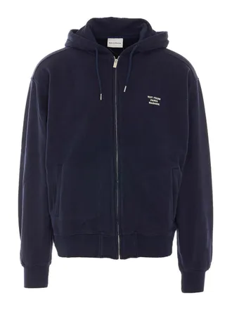 Dr&ocirc;le de Monsieur Slogan zip up sweatshirt