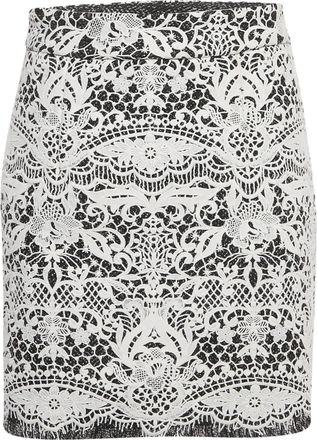 Maje Minigonna con frange - Nero