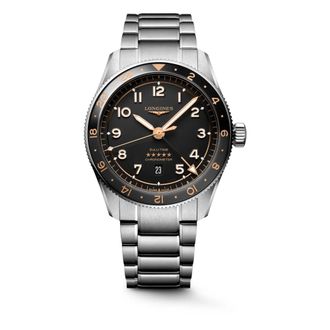 Longines Spirit Zulu Time - Dames - Horloges - Zwart - ONE Size - Accessoires
