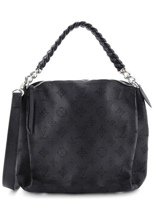 Louis Vuitton Babylone Handbag Mahina Leather BB hobo bag - Nero