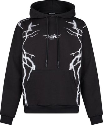 Phobia Archive Lightning Hoodie - Heren - Hoodies - Zwart - XS - Katoen - Hoodies & sweatvesten