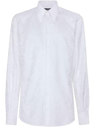 Dolce & Gabbana Camicia a fiori - Bianco