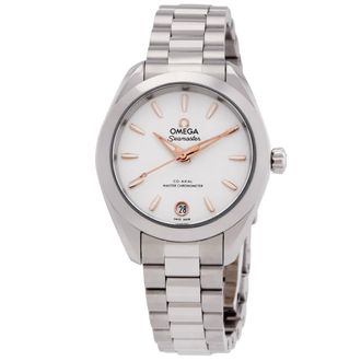 Omega Seamaster Automatic Silver Dial Ladies Watch 22010302002001