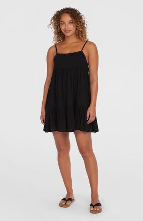 O'Neill Sommerkleid ONEILL RILEE SHORT DRESS, Damen, Gr. XL (42), N-Gr, schwarz (schwarz out), Obermaterial: 100% Viskose, Kleider Sommerkleid
