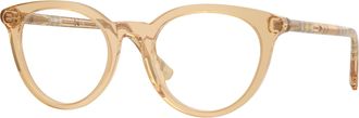 Burberry Demo Oval Ladies Eyeglasses BE2429 4167 48